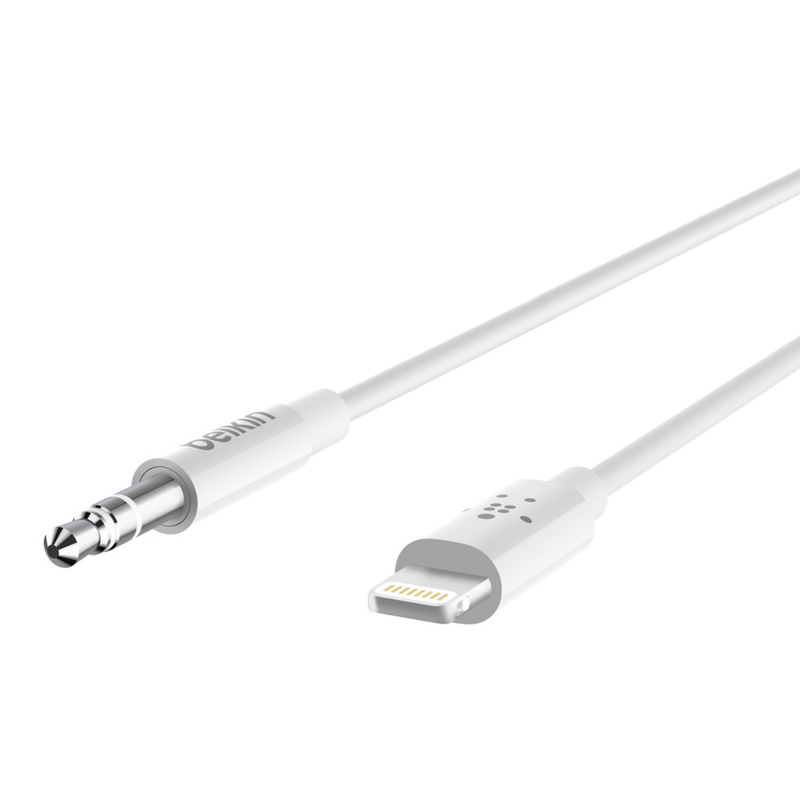 Belkin Lightning to Audio Cable 1.8m - White