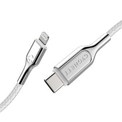 Cygnett Armoured Lightning to USB-C Cable (2M) - White