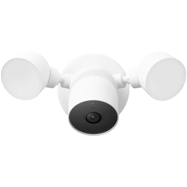 Google Nest Cam Outdoor with Floodlight - White