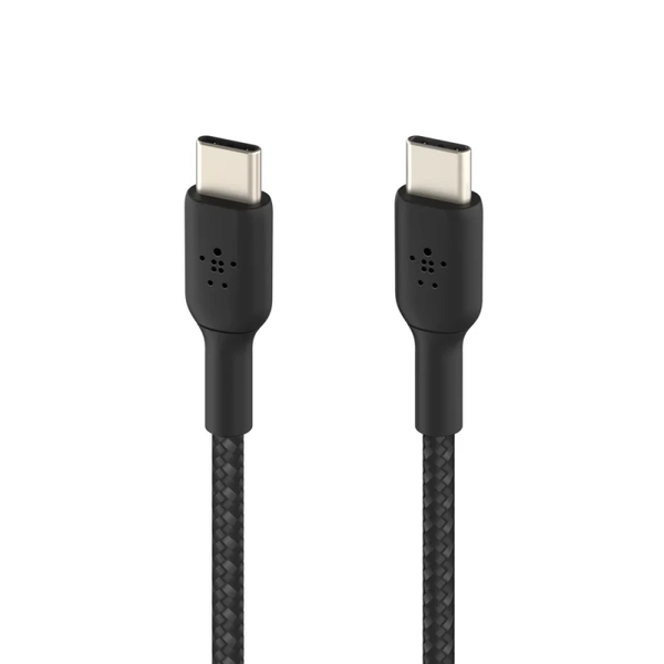 Belkin BoostCharge Braided USB-C to USB-C Cable (1M) - Black