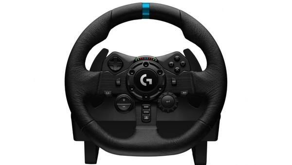 Logitech G923 TRUEFORCE Sim Racing Wheel for PS4 - Black