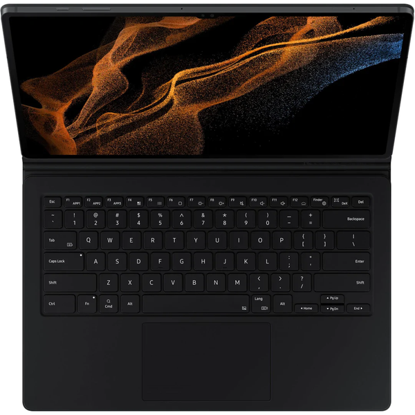 Samsung Galaxy Tab S8 Ultra / S7 Ultra Book Cover Keyboard - Black