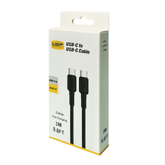 USP Boost Up USB-C to USB-C Cable 3m - Black