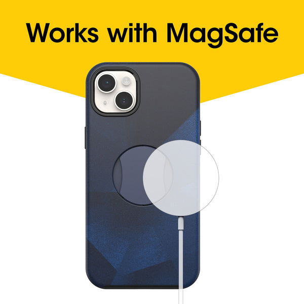 OtterBox OtterGrip Symmetry MagSafe Case For iPhone 14 Plus - Blue