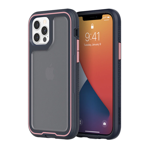 Survivor Extreme Case For Apple iPhone 12 Pro Max - Navy/Rose