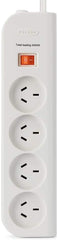 Belkin 4-Outlet Economy Surge Protector - White/Grey