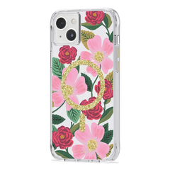 Case-Mate Rifle Paper Case For Apple iPhone 14 Plus - Rose Garden