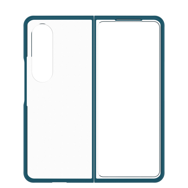 OtterBox Thin Flex Case For Samsung Galaxy Z Fold4 - Clear/Blue