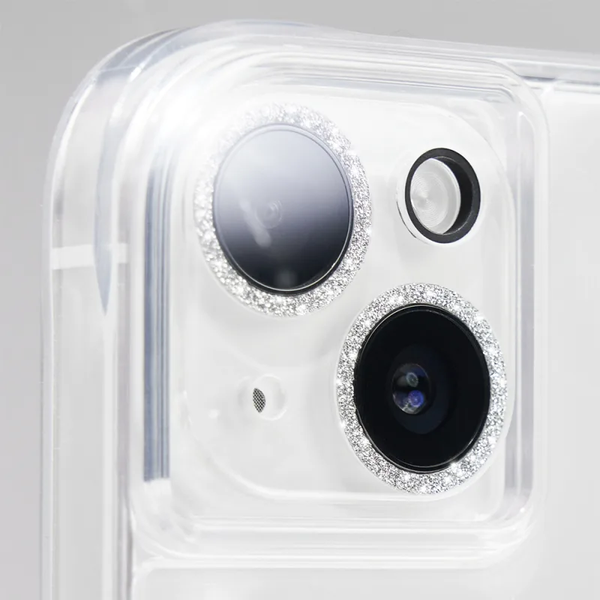 Case-Mate Lens Protector For iPhone 14/14 Plus - Sparkle Silver
