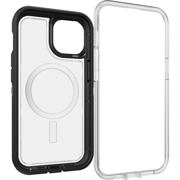 OtterBox Defender XT MagSafe Case For iPhone 14 - Black Crystal