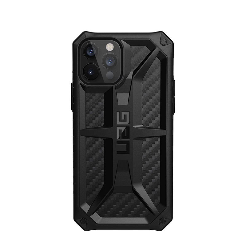 UAG Monarch Case For Apple iPhone 12/Pro - Carbon Fibre