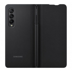 Samsung Flip Cover with S-Pen For Samsung Galaxy Z Fold3 - Black