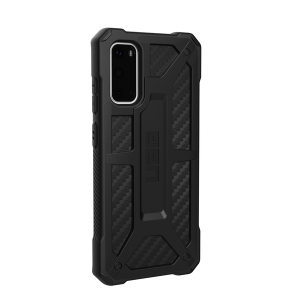 UAG Monarch Case For Samsung Galaxy S20 - Carbon Fibre