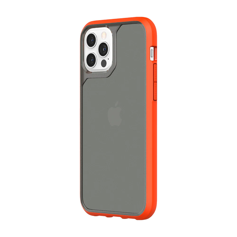 Survivor Strong Case For Apple iPhone 12/12 Pro - Orange/Gray