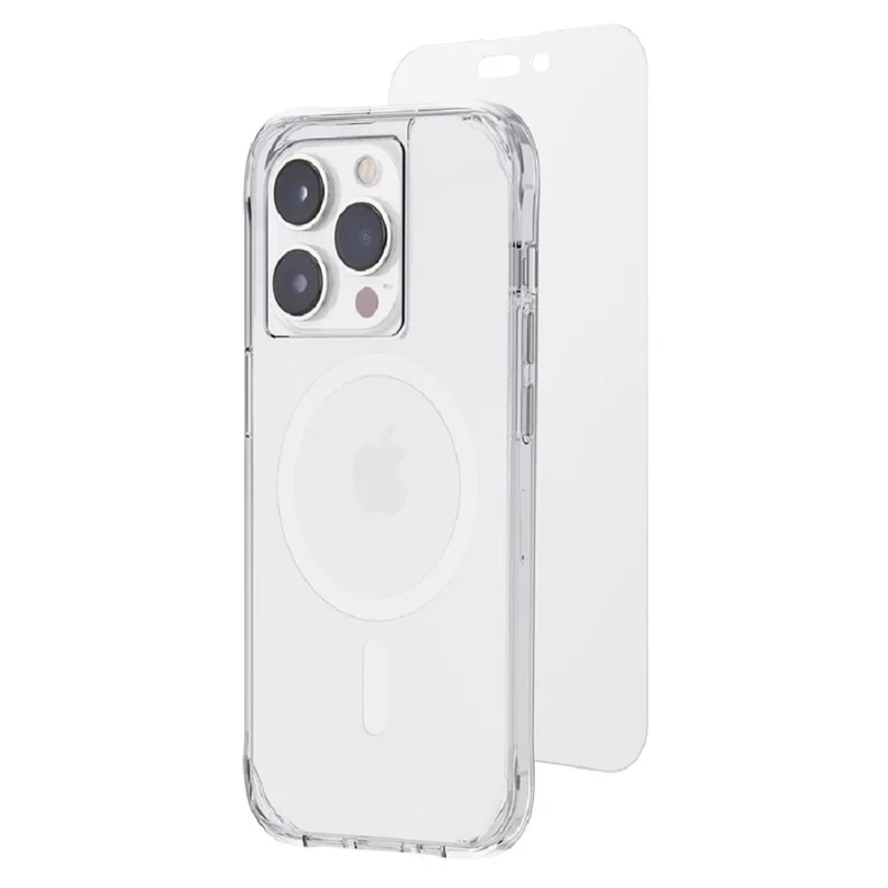 Case-Mate Tough Plus Case & Screen Protector For iPhone 14 Pro
