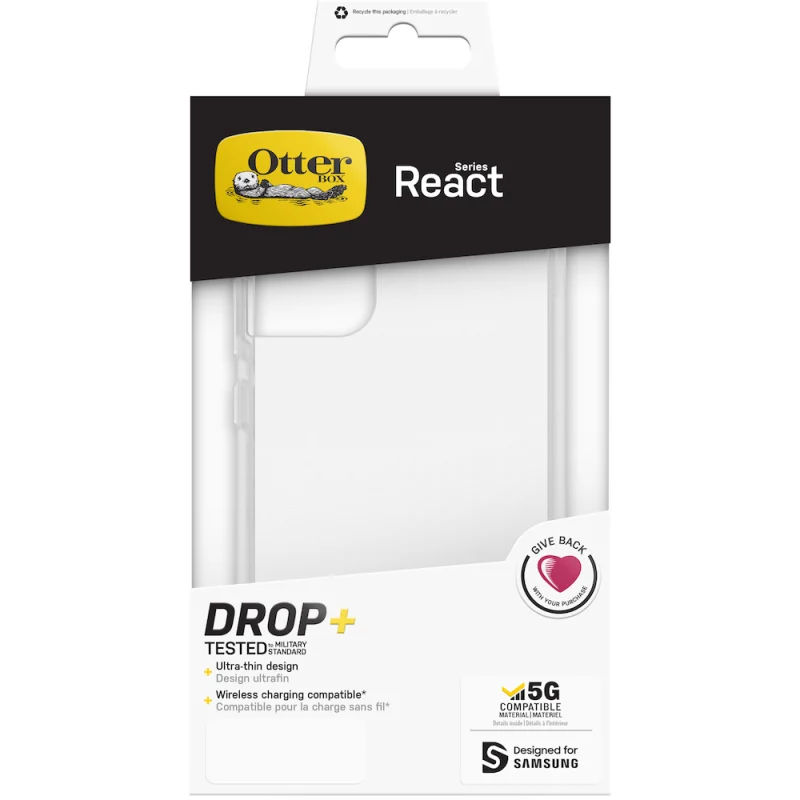 OtterBox React Series Case For Samsung Galaxy S22 - Clear