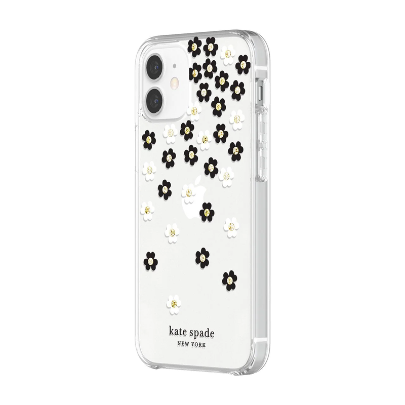 KSNY Hardshell Case For Apple iPhone 12 mini - Scattered Flowers
