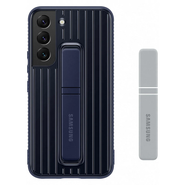 Samsung Galaxy S22 Protective Standing Cover - Navy