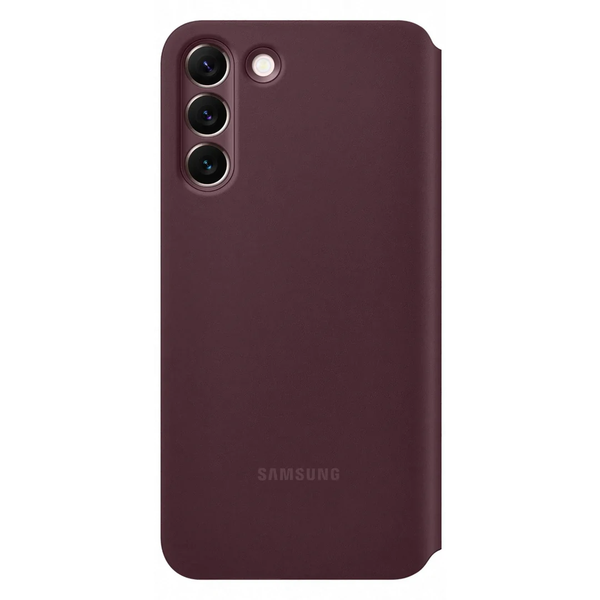 Samsung Galaxy S22+ Smart Clear View Cover - Burgundy