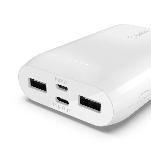 Belkin BoostCharge 10K Power Bank - White