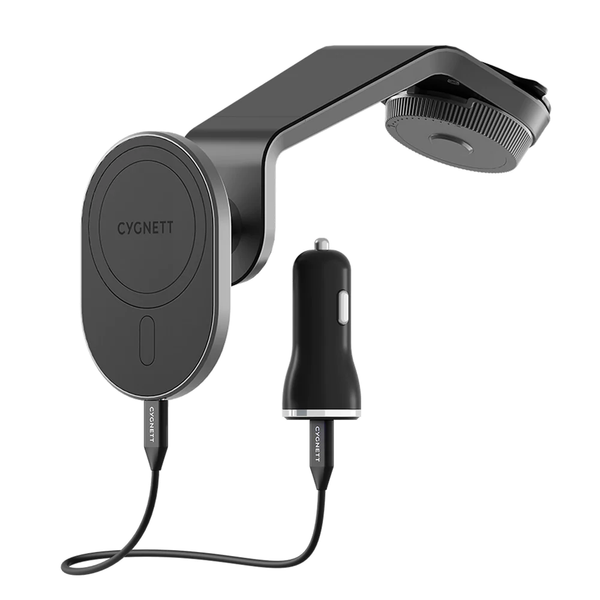 Cygnett Maghold Magnetic Car Wireless Charger 15W - Black