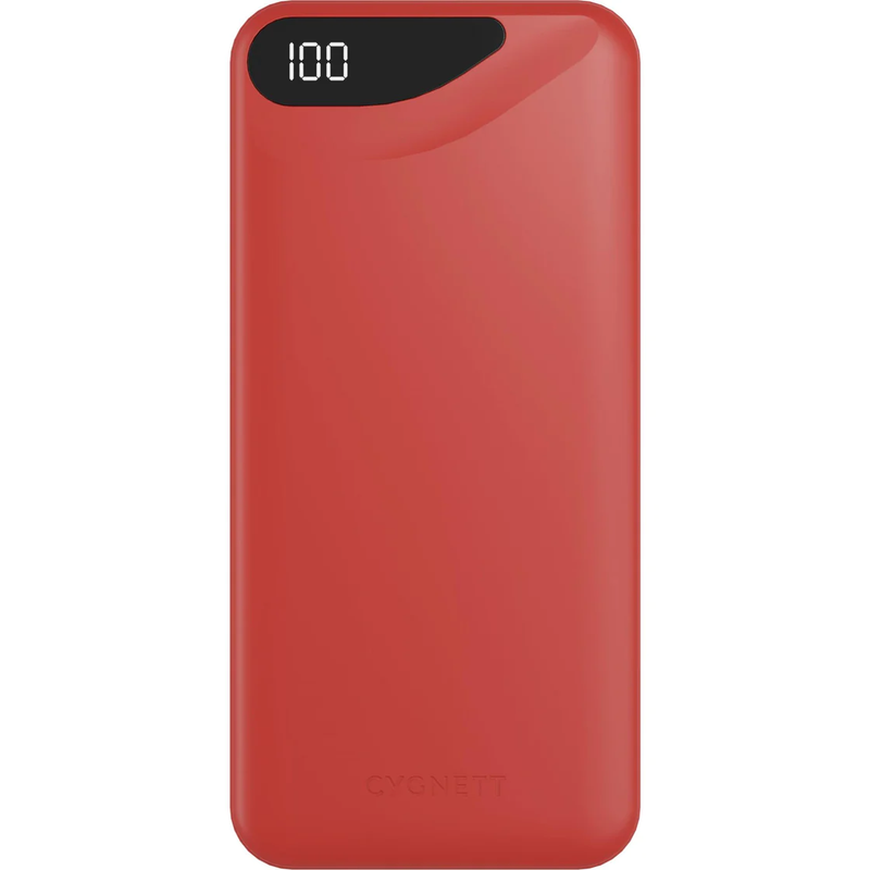 Cygnett ChargeUp Boost 3rd Gen 10K mAh Power Bank - Red