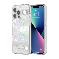 KSNY Protective Hardshell Case For iPhone 13 Pro - Daisy Iridesc