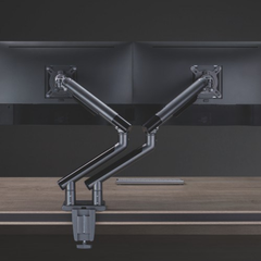 Brateck Aluminium Monitor Arm with Mechanical Spring - Grey