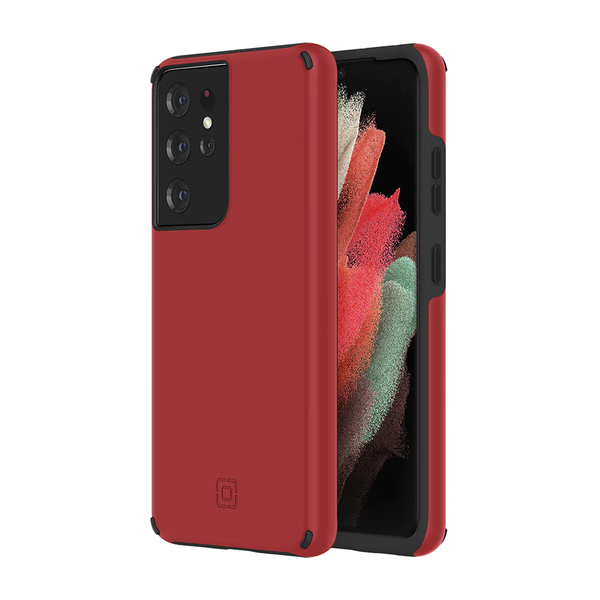 Incipio Duo Case For Samsung Galaxy S21 Ultra - Salsa Red/Black