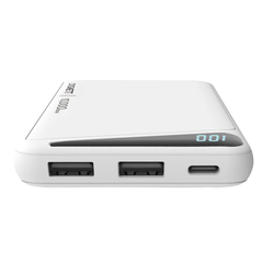 Cygnett ChargeUp Boost 2nd Gen 10K mAh Power Bank - White