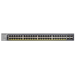 Netgear GS752TP 48 Port Gigabit Smart Switch with PoE - Black