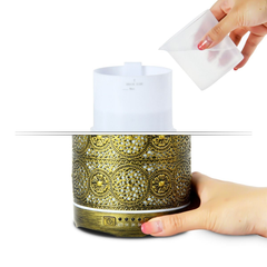 mbeat activiva Metal Essential Oil & Aroma Diffuser 260ml - Gold