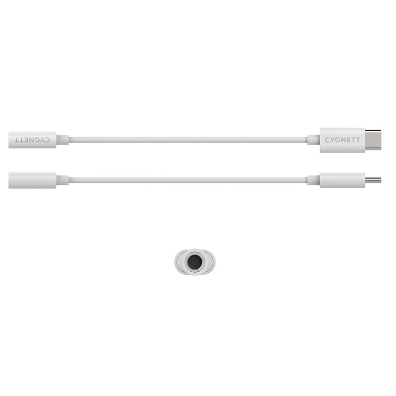 Cygnett Essentials USB-C Audio Adapter - White