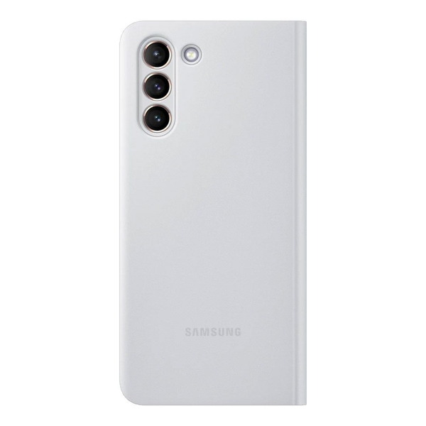 Samsung Galaxy S21 5G Smart Clear View Cover - Light Grey