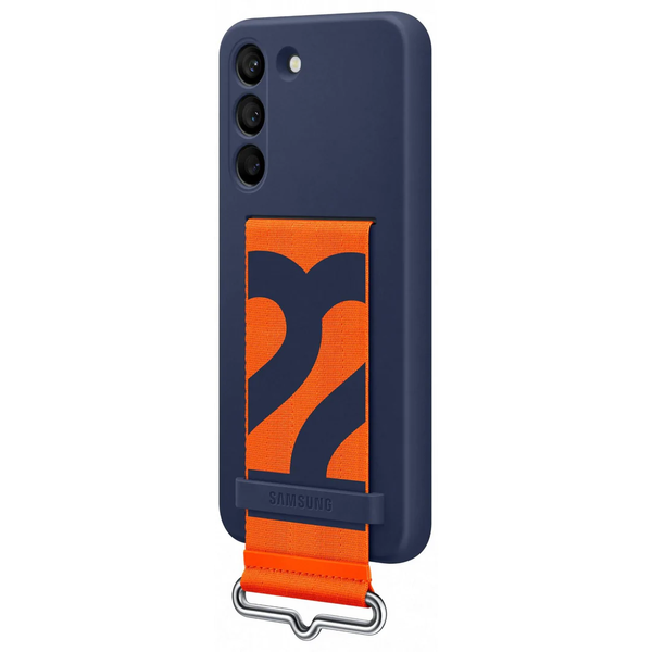 Samsung Galaxy S22 Silicone with Strap Cover - Navy