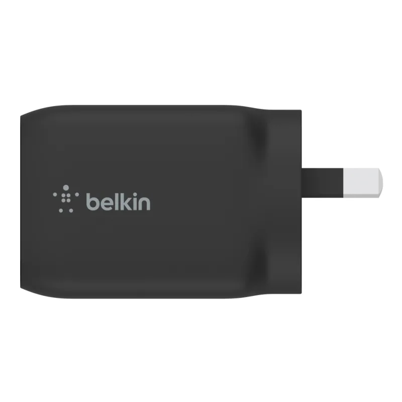 Belkin BOOST UP Dual USB-C Wall Charger 65W With PPS - Black