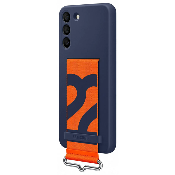 Samsung Galaxy S22+ Silicone with Strap Cover - Navy