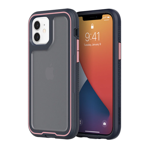 Survivor Extreme Case For Apple iPhone 12/12 Pro - Navy/Rose