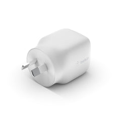 Belkin BOOST CHARGE USB-C PD GaN Wall Charger (30W) - White