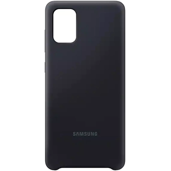 Samsung Galaxy A71 Silicone Cover - Black