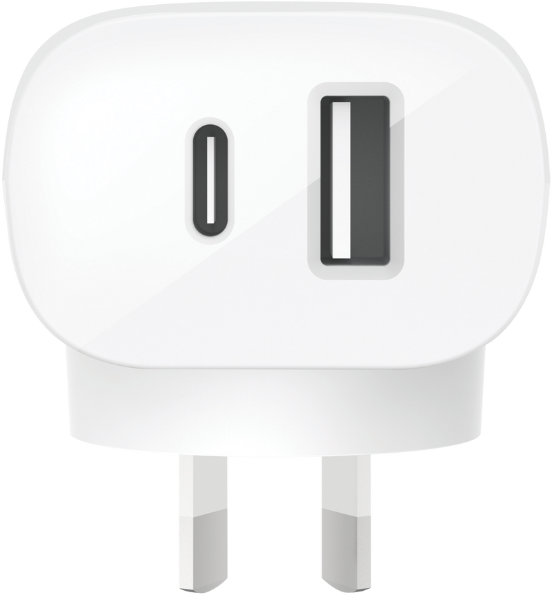 Belkin BOOST CHARGE Dual Wall Charger with PPS 37W - White