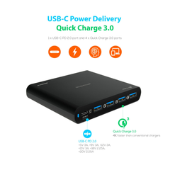 mbeat Gorilla Power USB-C Power Delivery Quick Charger - Black