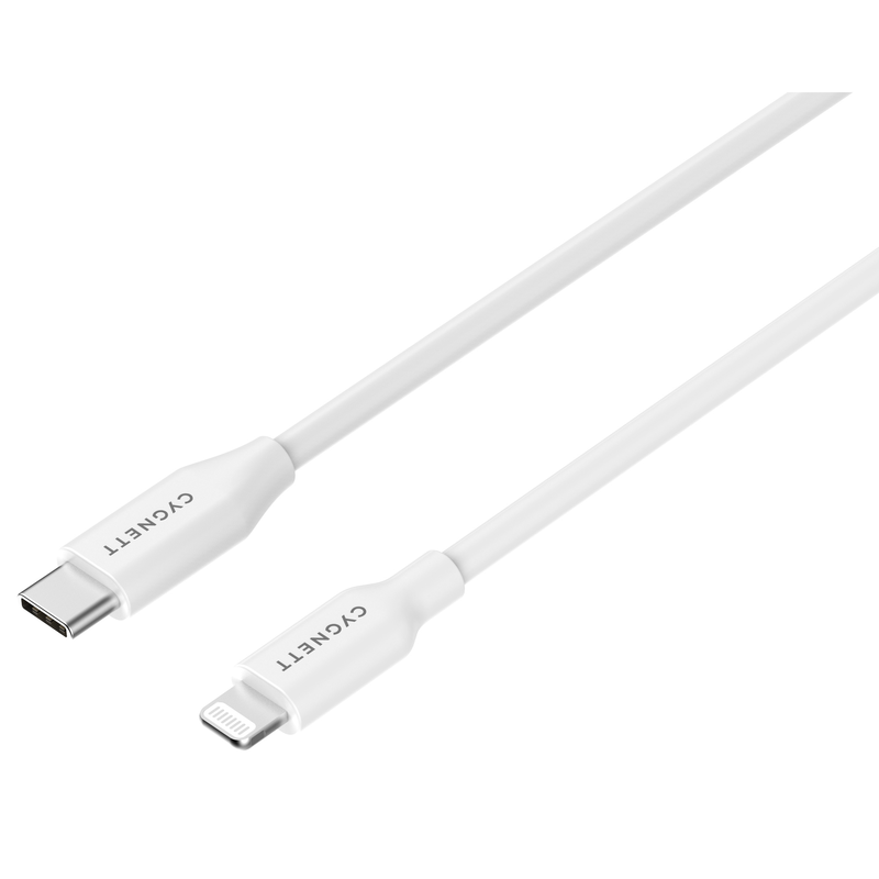 Cygnett Essential Lightning to USB-C Cable 2m - White