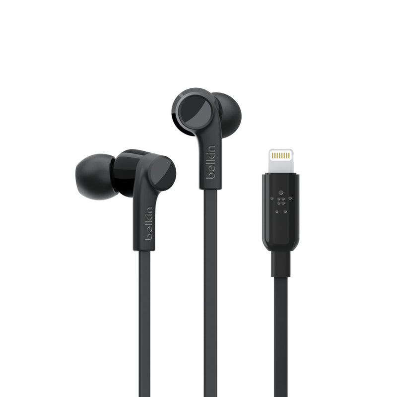 Belkin SOUNDFORM Headphones with Lightning Connector - Black