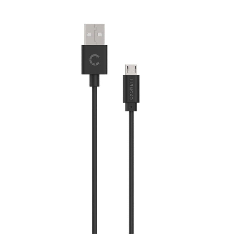 Cygnett Essentials Micro-USB to USB-A Cable (1M) - Black