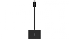 Belkin USB-C to VGA + Charge Adapter - Black