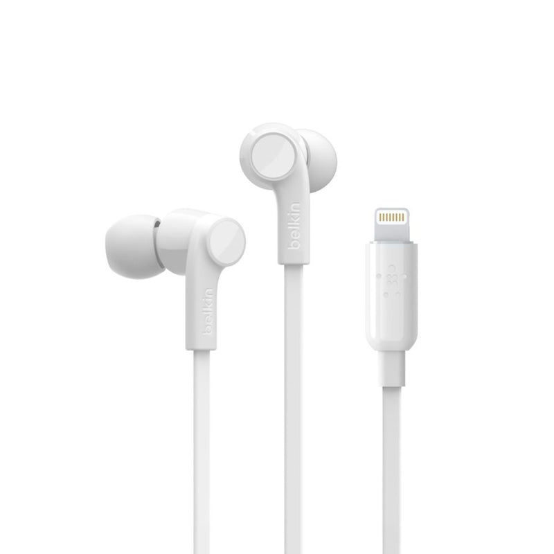 Belkin SOUNDFORM Headphones with Lightning Connector - White