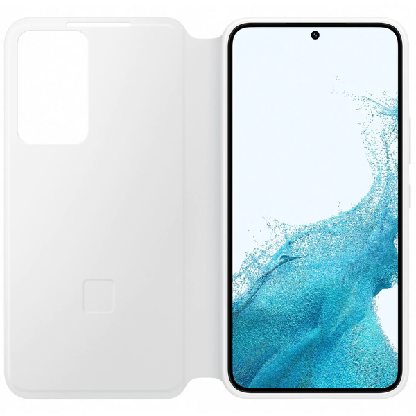 Samsung Galaxy S22 Smart Clear View Cover - White