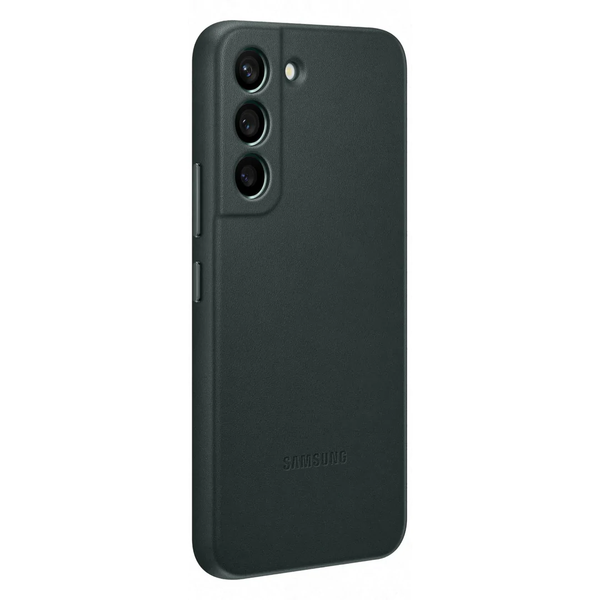 Samsung Galaxy S22 Leather Cover - Forest Green