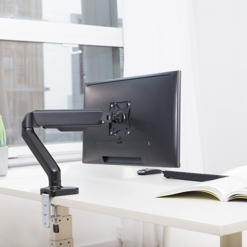mbeat activiva ErgoLife Single Monitor Screen Steel Gas - Black